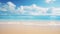 AI generated illustration of an atmospheric beach scene with the beauty of a tranquil shoreline