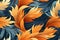 AI generated illustration of autumn leaves as a background