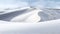 AI generated illustration of a breathtaking snowy hillside