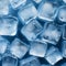 AI generated illustration of broken ice cubes in a pile