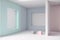 AI-generated illustration of the interior of a well-designed room in a house