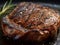AI generated illustration of a marinated grilled beef steak