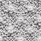 AI generated illustration of a seamless white crocheted lace cloth with intricate flower details