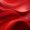 AI-generated illustration of a vivid red background composed of flowing smooth silk