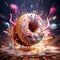 AI-generated illustration of Whimsical Monster Donut Delights