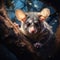 Ai Generated illustration Wildlife Concept of Brushtail Possum