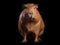 Ai Generated illustration Wildlife Concept of Capybara isolated