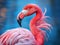 Ai Generated illustration Wildlife Concept of Chilean Flamingo