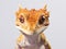 Ai Generated illustration Wildlife Concept of Crested Gecko