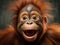 Ai Generated illustration Wildlife Concept of Cute orangutan
