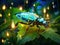 Ai Generated illustration Wildlife Concept of Firefly