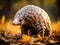 Ai Generated illustration Wildlife Concept of The Indian Pangolin