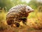 Ai Generated illustration Wildlife Concept of The Indian Pangolin