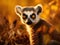 Ai Generated illustration Wildlife Concept of Lemur catta of Madagascar