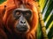 Ai Generated illustration Wildlife Concept of Red Howler Monkey