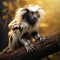 Ai Generated illustration Wildlife Concept of Tamarin Monkey