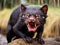 Ai Generated illustration Wildlife Concept of Tasmanian Devil