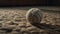 AI generated illustration of a wool ball resting on the floor - AI generated digital art