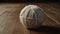 AI generated illustration of a wool ball resting on the floor - AI generated digital art