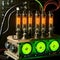 AI generated image - Cyberpunk device with nixie tubes and vacuum tubes