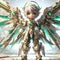 AI-Generated Image, Mechanical Seraph: Guardian of the Future Skies, Celestial Automaton