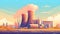 AI generated nuclear power plant