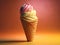 AI-generated photo: Delicious ice cream cone