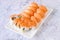 AI generated plate with fresh sushi