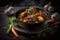 AI generated roast oxtail, oxtail soup