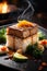AI generated Teppanyaki Temptations: Gourmet Cuisine Photography