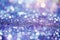 Ai generative. Abstract glitter silver, purple, blue defocused lights background