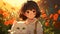 Ai generative anime character little girl