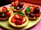 Ai Generative Assorted Strawberry Tartlets and Cakes Filled with Rich Custard and Cream