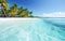 AI generative. Beautiful beach and tropical sea