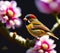 Ai Generative Beautifully Captured Goldfinch Lugano Bird Standing Proudly on a Tree Branch