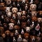 AI-generative Canine Kaleidoscope: Overhead Dog Pattern