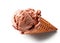 AI generative. Chocolate ice cream cone