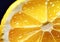 Ai generative. Close up photo of lemon slice