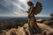 AI Generative - Ethereal Elegance: Angel Statue Masterpieces