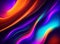 Ai Generative Fluid abstract background with a stunning gradient and vivid color scheme