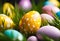 AI Generative illustration of a traditional Easter holiday desig