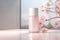 AI Generative Mockup of Beauty Product in Glass Jar