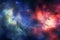 Ai generative. Nebula and galaxies in space. Abstract cosmos background