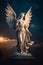 AI Generative - Spiritual Splendor: Exquisite Angel Sculptures