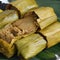 AI generative Traditional mexican tamale dish on a plate