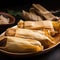 AI generative Traditional mexican tamale dish on a plate