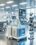 AI Hospital Cyborg Futuristic Medical Professionals Doctors Physicians Robots Artificial Intelligence
