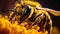 An AI illustration of the pollen is a common insect in the poll pack and it is an active bee
