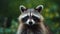 Ai Image Generative Photography animal young raccoon.