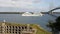 AIDA LUNA cruise ship passing the Narrows at Fort Wadsworth from New York Harbor into the Atlantic